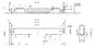 Digitale het Lezenmetrologie van de lengtemeting 1250mm Absolute Lineaire Schaal
